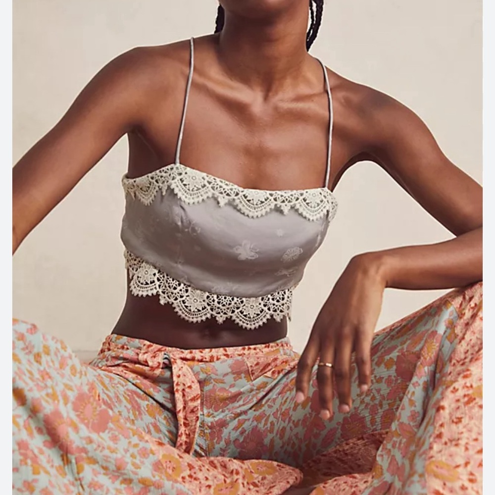 Free People cami top bralette NWOT - Picture 3 of 6